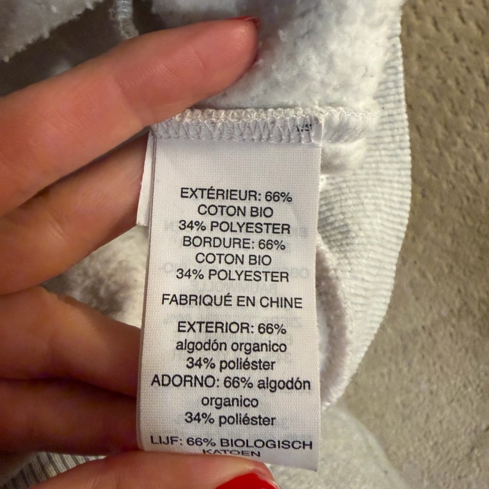 Vuori Unisex Gray Crew Neck Sweater - Picture 2 of 3